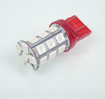 ampul led 12v rouge culot t20 bilux rms pour moto scooter auto 280 lumen neuf