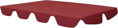 Schommelbank dak - Reserve luifel - Bescherming tuin - Waterafstotend PVC - 150x105 cm - Wijnrood