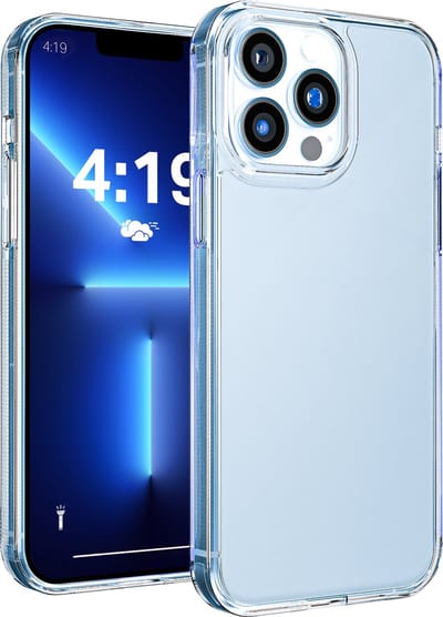 My Case telefoonhoesje geschikt voor Apple iPhone 13 Pro hoesje Transparant siliconen - backcover hoes