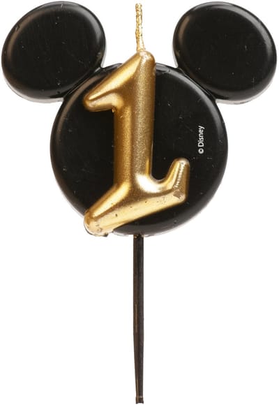 Dekora Kaarsje Mickey Mouse Nummer 1