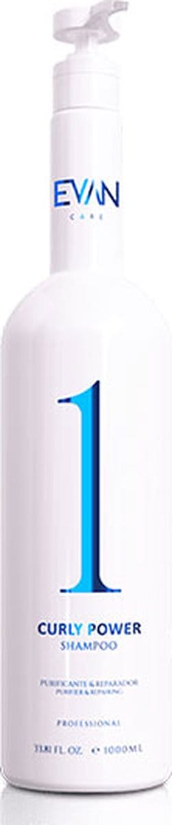 Evan Care Curly Power Step 1 Shampoo 1000ml