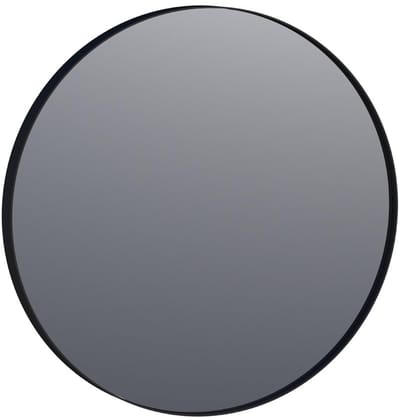 Brauer Onyx Spiegel - 70 cm - Rond - Zwart Geborsteld Frame