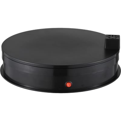 30 cm gemotoriseerde roterende displaystandaard Roterende draaitafel 60 kg/132 ​​lbs laadvermogen 360 graden draaibaar US Plug zwart