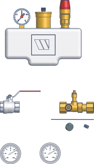 Bosch Accessoires Bodemwarmtepompen Nr. 1123 Bodemcircuitsysteempakket, 7719002837