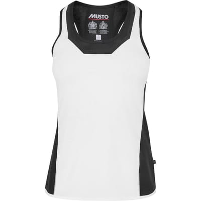 Musto Damesvest van balsa, getailleerd (Wit)