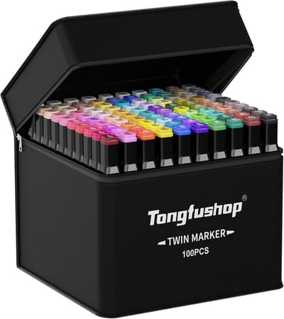 Alcohol Markers - Alcohol Markerset - Multicolore - Dubbelzijdige Stiften - Sneldrogend - Voor Kunstenaars