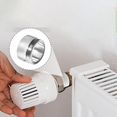 2 Stuks Verwarmingsventiel Adapters Roestvrij Staal RA naar M30 x 1,5 Met Sleutel