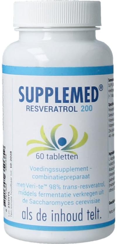 Supplemed - Resveratrol 200 - 60 tabletten