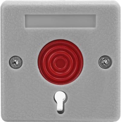 Noodknop - Alarmknop Hulp - Veiligheid Thuis - Robuust ABS Materiaal - 1.0 Stuks - Wit