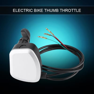 Accélérateur au pouce pour guidon de vélo électrique, scooter, 24 V, 36 V, 48 V, 78 pouces blue