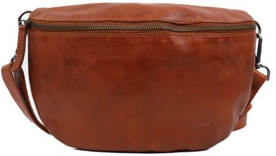 Bear Design Maiky Leren Heuptas / Crossbodytas - Cognac