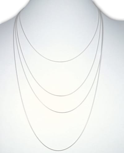 Zilveren ketting Snake design
