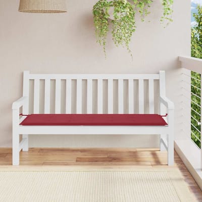 vidaXL - Tuinbankkussen - 150x50x3 - cm - oxford - stof - wijnrood