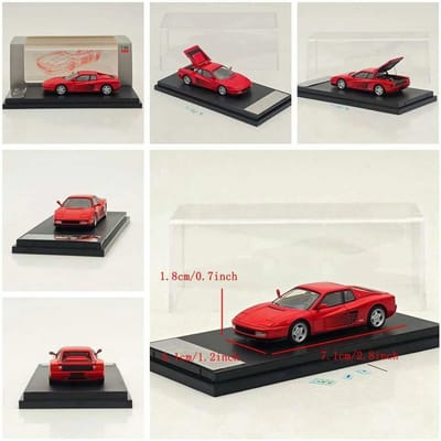 Hone Modèle Échelle 1/64 Pour Testarossa F110 Conduite à Gauche Modèles Moulés Sous Pression Voiture Miniature Collection Limitée