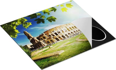 Chefcare Inductie Beschermer Colosseum in Rome, Italië - 60x50 cm - Afdekplaat Inductie - Kookplaat Beschermer - Inductie Mat