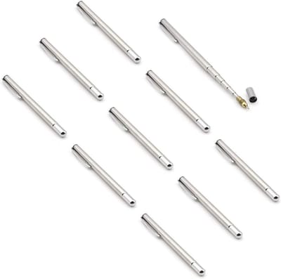 10x Telescopische Presentatiepen Hand Pointer Uitschuifbaar RVS voor Klaslokaal en Whiteboard