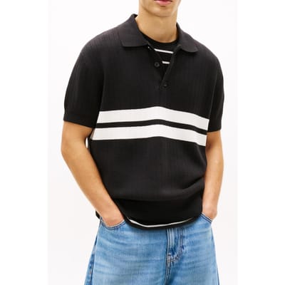 Tommy Hilfiger Tjm Regular Ss Knitted Sweater Black Größe: XS | Pullover Outlet | Herren | Schwarz