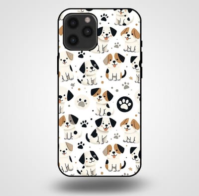 Smartphonica Telefoonhoesje voor iPhone 12 Pro Max met honden opdruk - TPU backcover case honden design geschikt voor iPhone 12 Pro Max