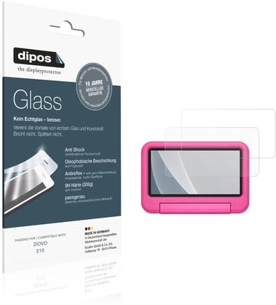 dipos – 2x Matte Pantserfolie geschikt voor ZIOVO E10 | 9H Screenprotector