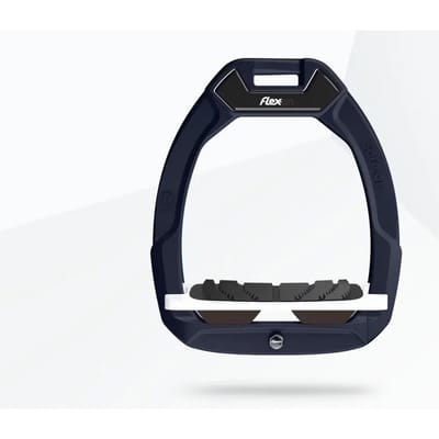 Veiligheidseinden voor de paardensport Hellend Grip Aluminium/Wit/Bruin Flex-On Safe-On