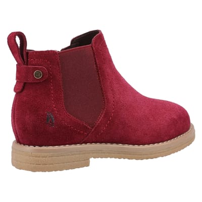 Hush Puppies Meisjes Mini Maddy Suede Enkellaarsjes (Bourgondië)