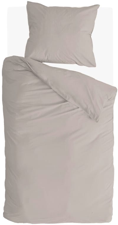 Walra Dekbedovertrek Linen Elegance - 140x220 - Voor: 50% Katoen BCI / 50% Linnen. Achter: 100% Katoen BCI - Zand