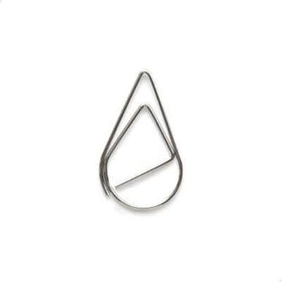 Paperclips druppel 25 mm | Zilver | 100 stuks