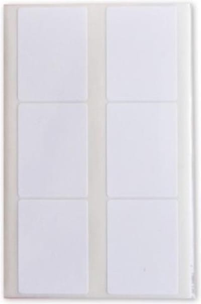 Soho Etiketten 40 X 30 Mm Papier Wit 36 Stuks