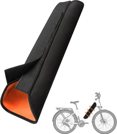 E-Bike Accu Beschermhoes - GeïNtegreerde Accuhoes - Integrated Battery Cover - Accuhoes Electrische Fiets Of E-Bike - Beschermhoes Voor Bagagedrager Accu Van Elektrische Fiets - Fietsaccu Beschermhoes - Accuafdekking - Universeel - Zwart