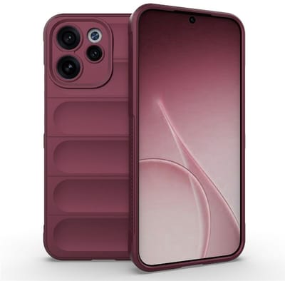 Coverup Hoesje - Geschikt voor OPPO Reno15 F Hoesje - Coverup Hands-On Rugged Back Cover - Bordeaux