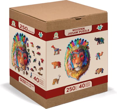 Wooden City Mystic Lion – Houten puzzel – 250 stukjes