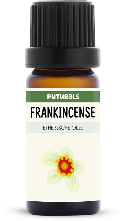 Puturals Frankincense Olie 100% Natuurlijk - 10ml - Puur en Vegan - Frankincense Etherische Olie voor Huid, Haar en Aromatherapie