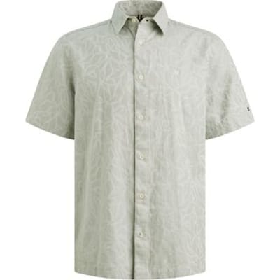 Overhemd Korte Mouw Vanguard Short Sleeve Overhemd Jacquard Greige