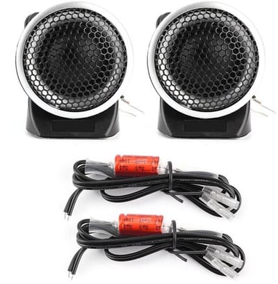 Dailygoody - Tweeter Luidsprekers - 150W Audio - Mini Hoorn - Zwart +