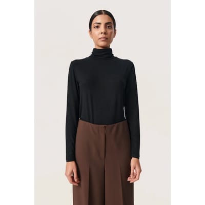 Damestrui met lange mouwen en coltrui Soaked in Luxury Hanadi