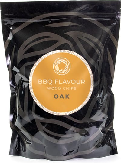 BBQ Flavour Rookhout - Rooksnippers - Eiken - Oak - 500 gr - Zware Dikke Rook - Kamado