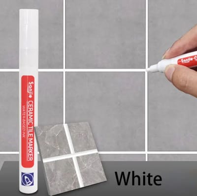 Voegenstift (wit) - Voegenmarker - Voegenpen - Voegenreiniger - Tegelvoegen Schoonmaken