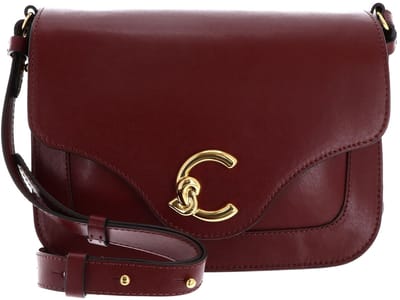 COCCINELLE Leren schoudertas C-Me Calf Crossbody Bag Ribes (rood)paars
