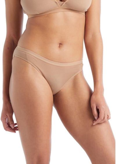 Icebreaker Siren Merino Slipje Beige L Vrouw