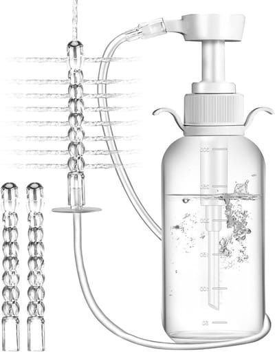 Douche Fles - Bidet Fles - Intieme Verzorging - Precisie Flow Controle - 300 ml - Wit
