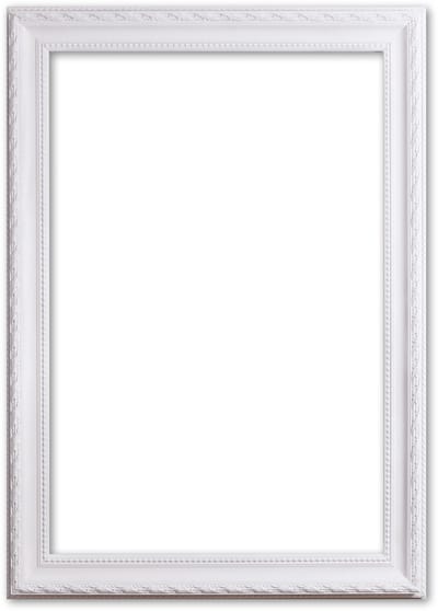 Barok Fotolijst A5 Wit - Franklin