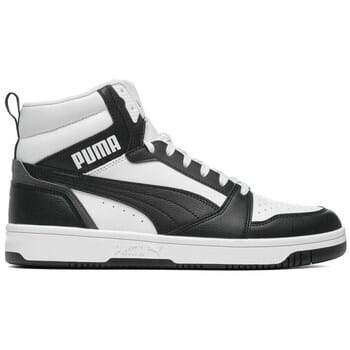 PUMA Rebound v6 Unisex Sneakers - PUMA White-PUMA Black-Shadow Gray-PUMA White