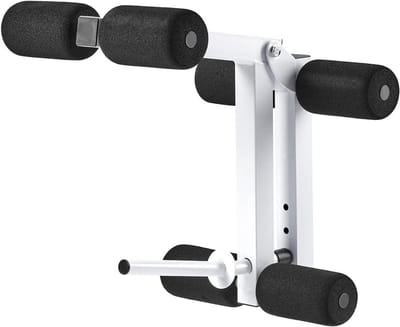 Been Accessoire - Beenstrekker Buiger - Kracht Training - Specifiek Voor Halterbank - 56x54x38.5cm - Wit