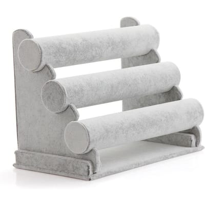 3-laags Armbandstandaard Afneembare Fluwelen Armbandhouder Sieraden Display Standaard voor Armbanden Hoofddeksels