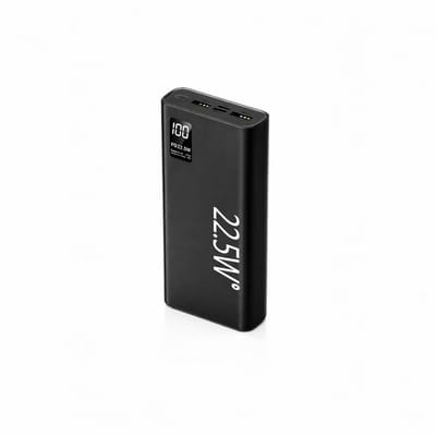 Evy24 Powerbank 20.000mAh - Snellader 22.5W - Powerbank voor Smartphone & Tablet - Werkt met iPhone & Android - Zwart