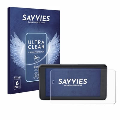 Savvies - Screenprotector voor BMW ConnectedRide Navigator - Folie Beschermfolie transparant 6 Stuks