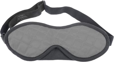 Slaapmasker - Oogmasker - Ontspannen Reizen - Verduisterend Ontwerp - 20 x 16 cm - Grijs