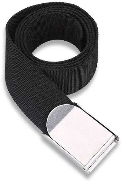 Dailygoods- Duikgewichtriem 150 cm - RVS Gesp - PP-Singel - Sneldrogend - Antischimmel - Lichtgewicht 202 g - Gewichtsgordel