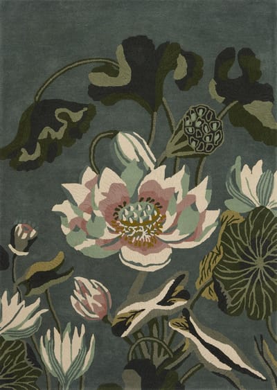 Wedgwood Waterlily Midnight Pond 38608 - 120 x 180 cm