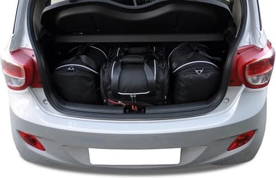HYUNDAI I10 2013+ 4-delig Bespoke Reistassen Auto Interieur Kofferbak Organizer Accessoires